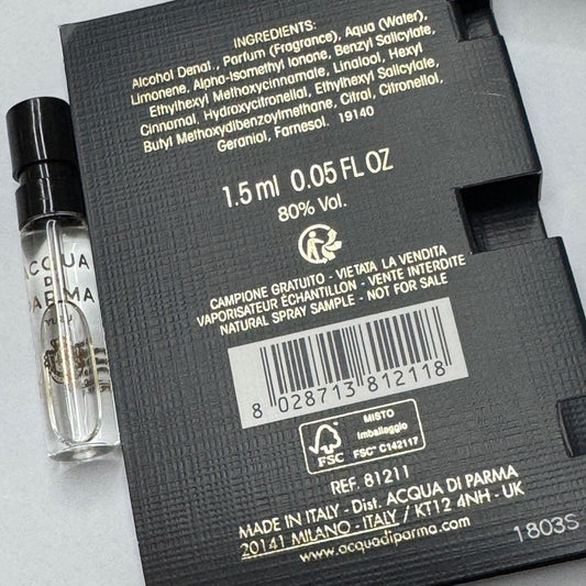 Acqua Di Parma Yuzu Edp 1,5 ml offizielle Parfümprobe