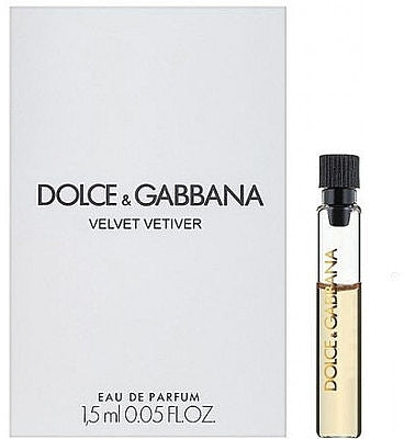 Dolce & Gabbana VELVET Vetiver 1,5 ML offizielle Parfümprobe