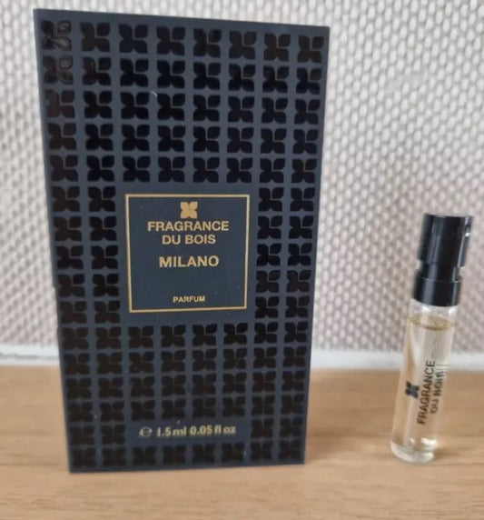 Fragrance Du Bois Milano 1,5 ml, offizieller Parfümtester für Duftproben