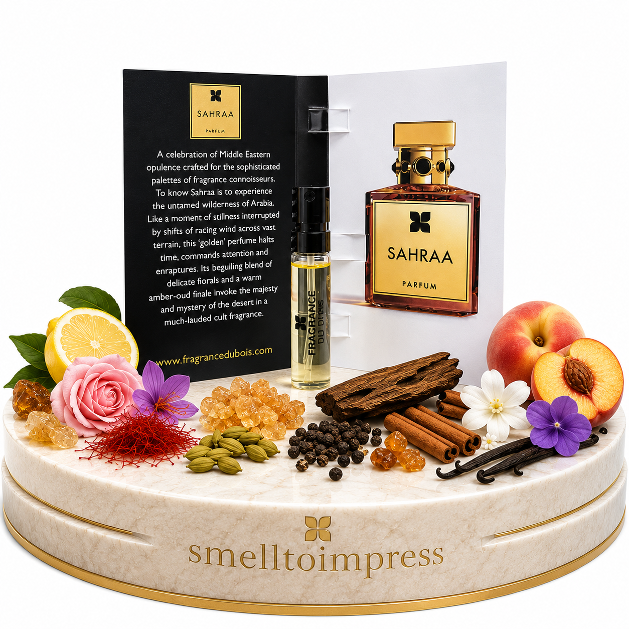 Bild von Fragrance Du Bois Sahraa 1,5 ml 0,05 fl. oz. offizieller Parfumprobe
