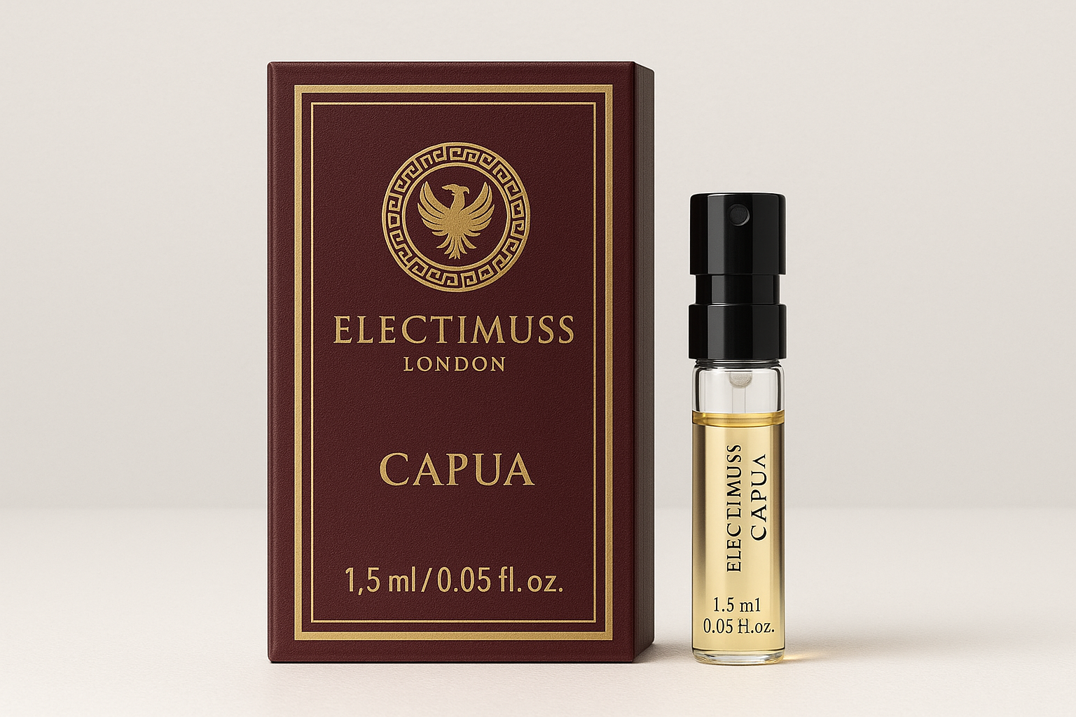 Electimuss London Capua 1.5ml 0.05 fl. oz. offizielle Parfümprobe Electimuss London Capua 1.5ml 0.05 fl. oz. offizielle Parfümprobe