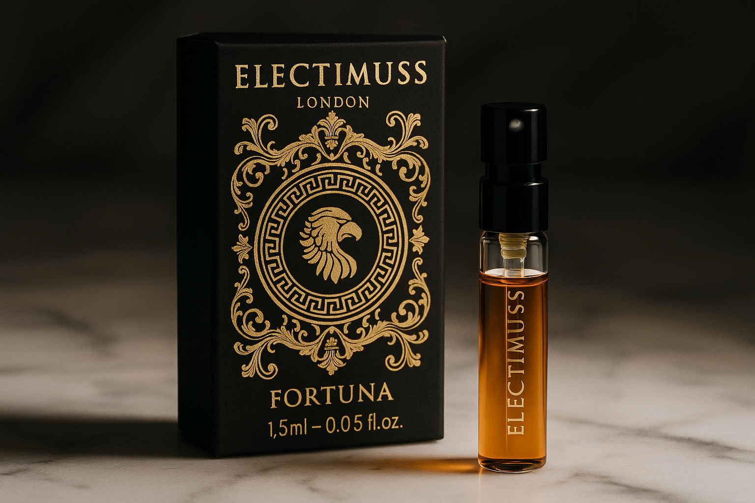 Electimuss London Fortuna 1.5ml 0.05 fl. oz. offizielle Parfümprobe Electimuss London Fortuna 1.5ml 0.05 fl. oz. offizielle Parfümprobe