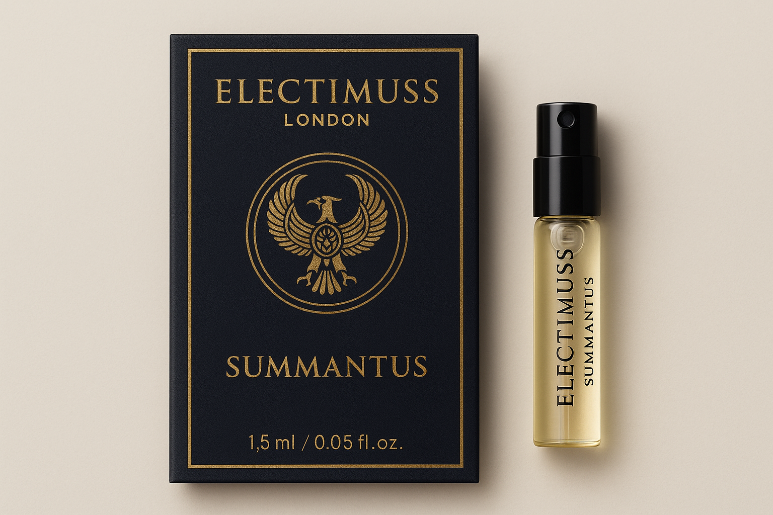 Electimuss London Summantus 1.5ml 0.05 fl. oz. offizielle Parfümprobe Electimuss London Summantus 1.5ml 0.05 fl. oz. offizielle Parfümprobe