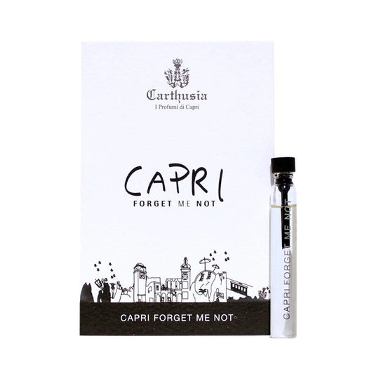 Offizielle Parfümprobe von Carthusia Capri Forget Me Not, Größe 2 ml, 0,06 oz.