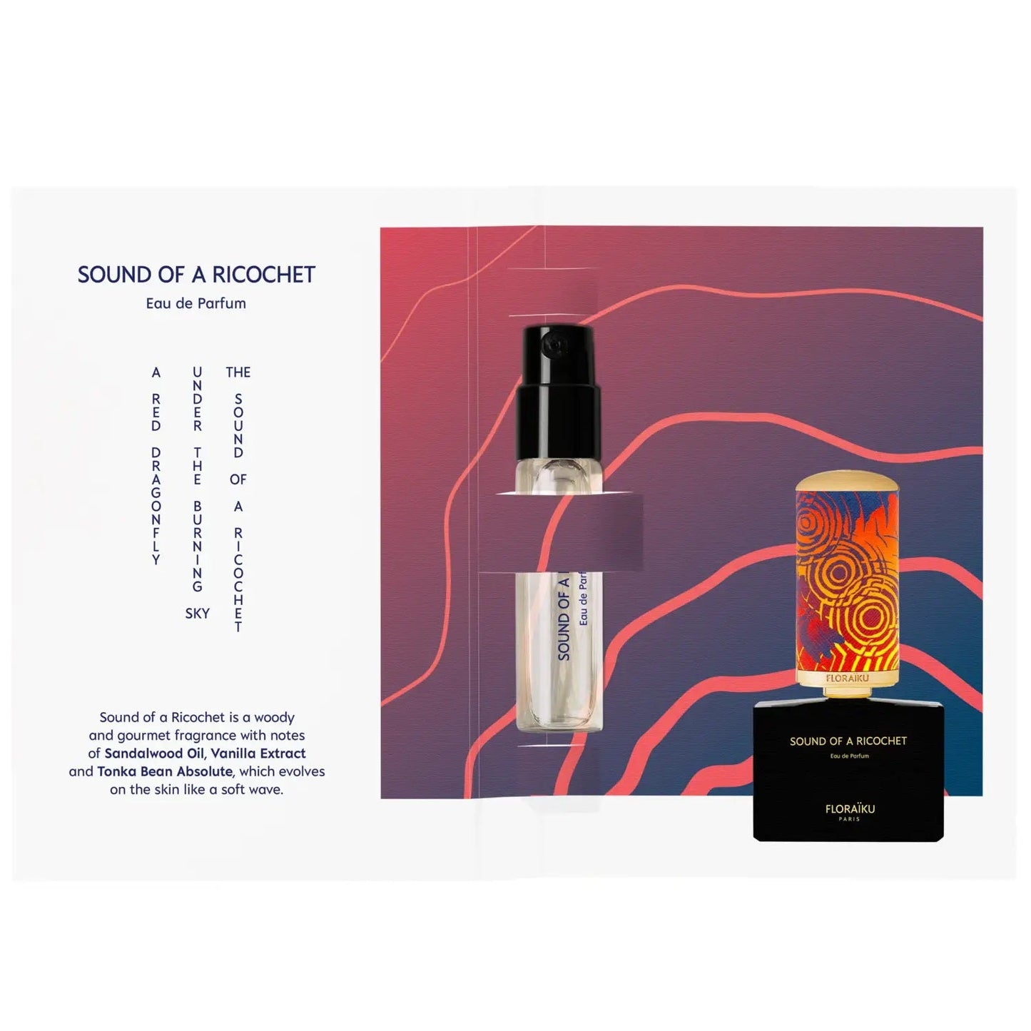 offizielle Parfümprobe des Duftes Floraiku Sound OF A Ricochet, 1,5 ml