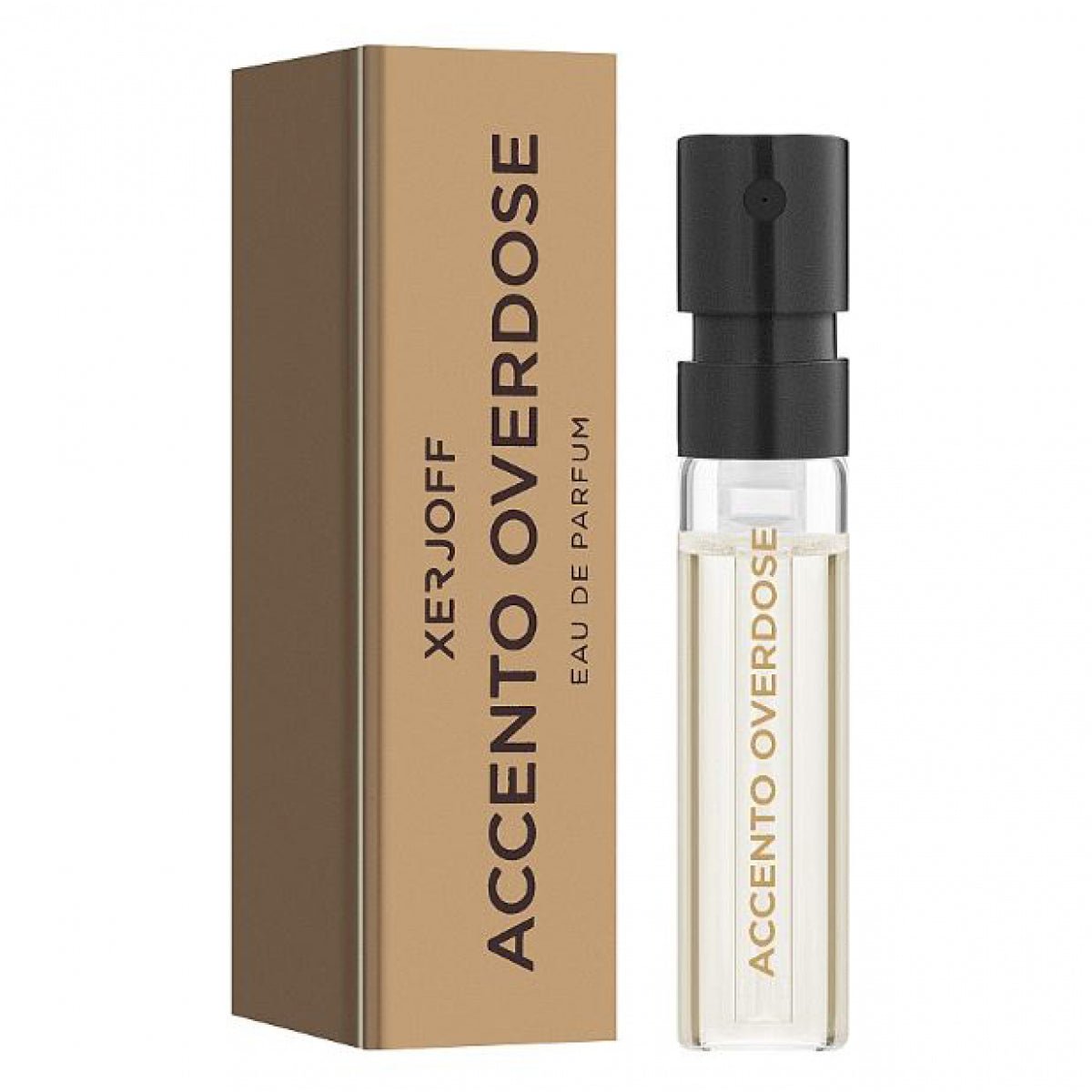 XERJOFF ACCENTO OVERDOSE 2.0ml 0.06 us fl. oz. 官方香水样品, Mostră oficială de parfum XERJOFF ACCENTO OVERDOSE 2.0ml 0.06 us fl. oz., XERJOFF ACCENTO OVERDOSE 2.0ml 0.06 us fl. oz. oficiální vzorek parfému, XERJOFF ACCENTO OVERDOSE 2.0ml 0.06 us fl. oz. επίσημο δείγμα αρώματος, XERJOFF ACCENTO OVERDOSE 2.0ml 0.06 us fl. oz. oficjalna próbka perfum, XERJOFF ACCENTO OVERDOSE 2.0ml 0.06 us fl. oz. официальный образец духов