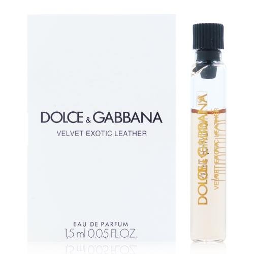 Samtiges exotisches Leder von Dolce & Gabbana 1,5 ml 0,05 fl. Unze. o.z. Offizielle Parfümprobe, Velvet Exotic Leather von Dolce & Gabbana 1,5 ml 0,05 fl. oz. o.z. offizielle Parfümprobe, Velvet Exotic Leather By Dolce & Gabbana 1,5 ml 0,05 fl. o.z.