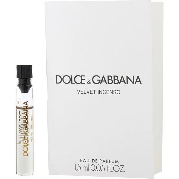 Velvet Incenso von Dolce & Gabbana 1,5 ml 0,05 fl. Unze. o.z. Als Nächstes, Velvet Incenso von Dolce & Gabbana 1,5 ml 0,05 fl. Unze. o.z. oficjalna próbka perfum, Velvet Incenso By Dolce & Gabbana 1,5 ml 0,05 fl. oz. o.z. Offizielles Duschgel, Velvet