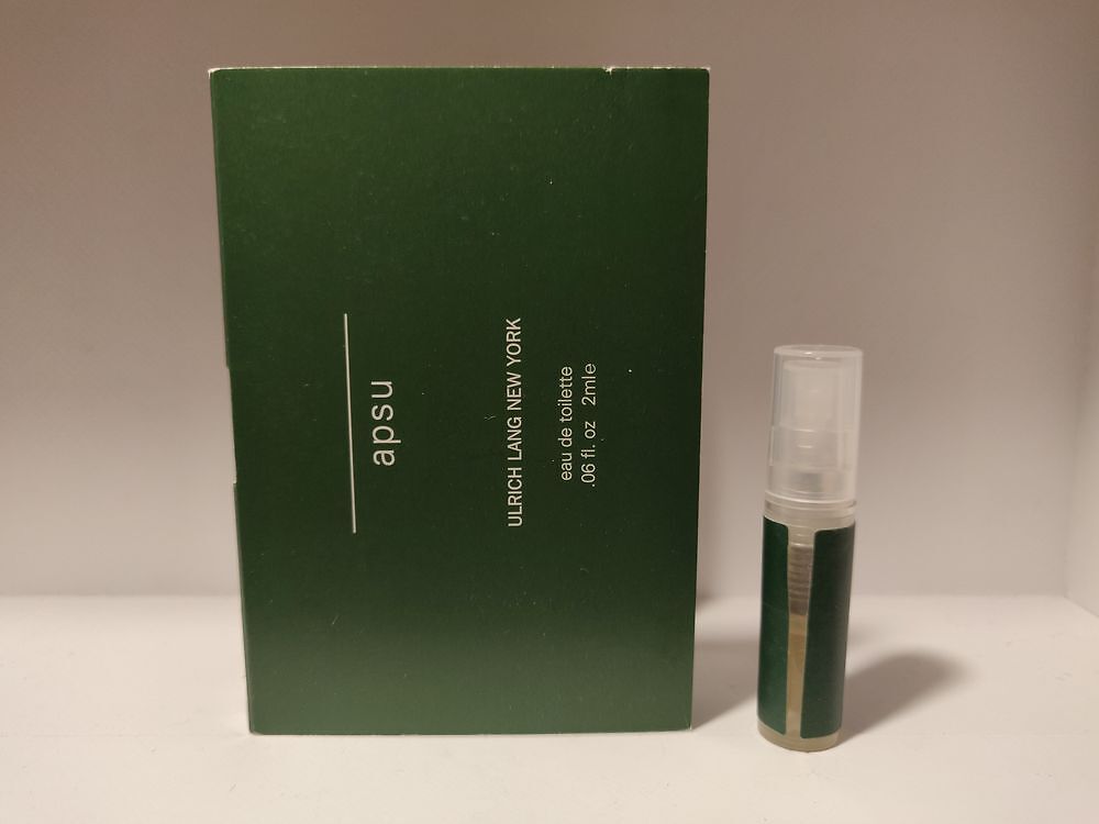 Ulrich Lang Apsu 2ml 0,06 fl. Unze. oz. Offizieller Parfümtester für Parfümproben