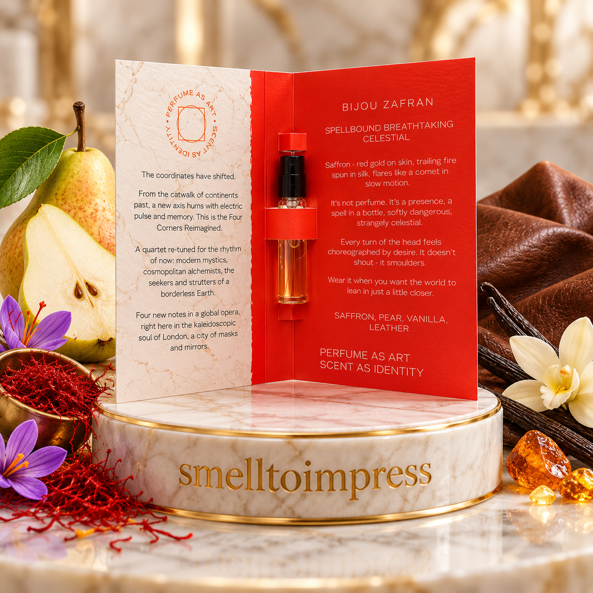 Ormonde Jayne Bijou Zafran 2,5 ml offizielle Parfumproben von Smelltoimpress