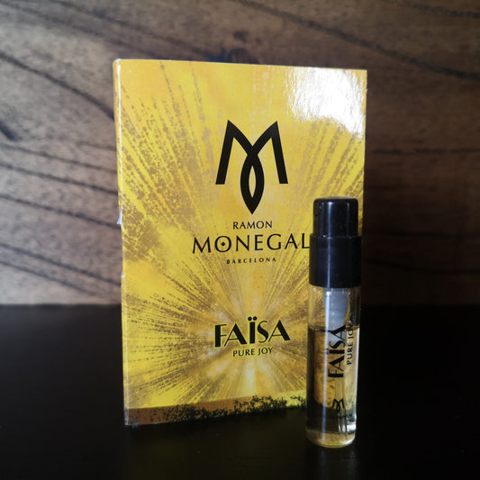 Ramon Monegal Faisa Pure Joy offizielle Parfüm Probe 2ml 0,06 fl.o.z. Parfüm-Tester
