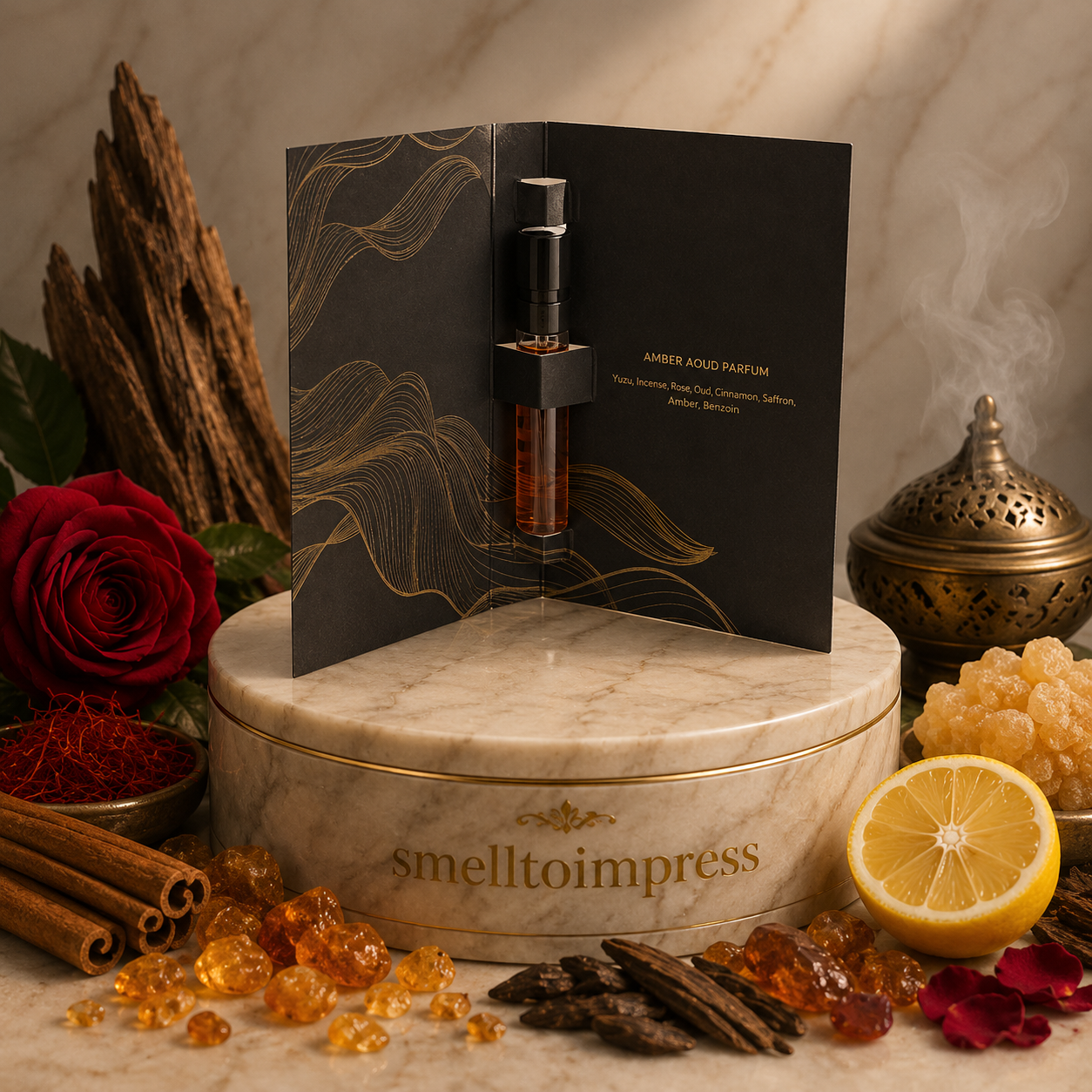 Bild von Roja Amber Aoud 2 ml 0,06 fl. oz. offizieller Parfumprobe