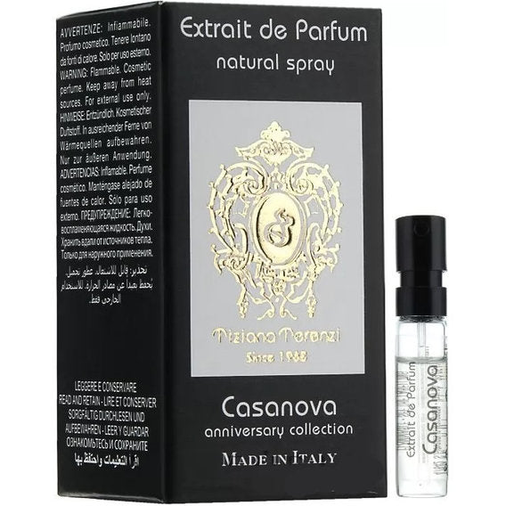 TIZIANA TERENZI Casanova Extrait de parfum 0,05 OZ 1,5 ML offizielle Parfümprobe