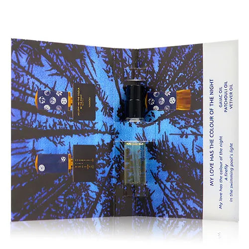 offizielle Parfümprobe des Duftes Floraiku My Love Has The Colour Of The Night, 1,5 ml